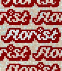 Red, Light Pink and White. - Image 1